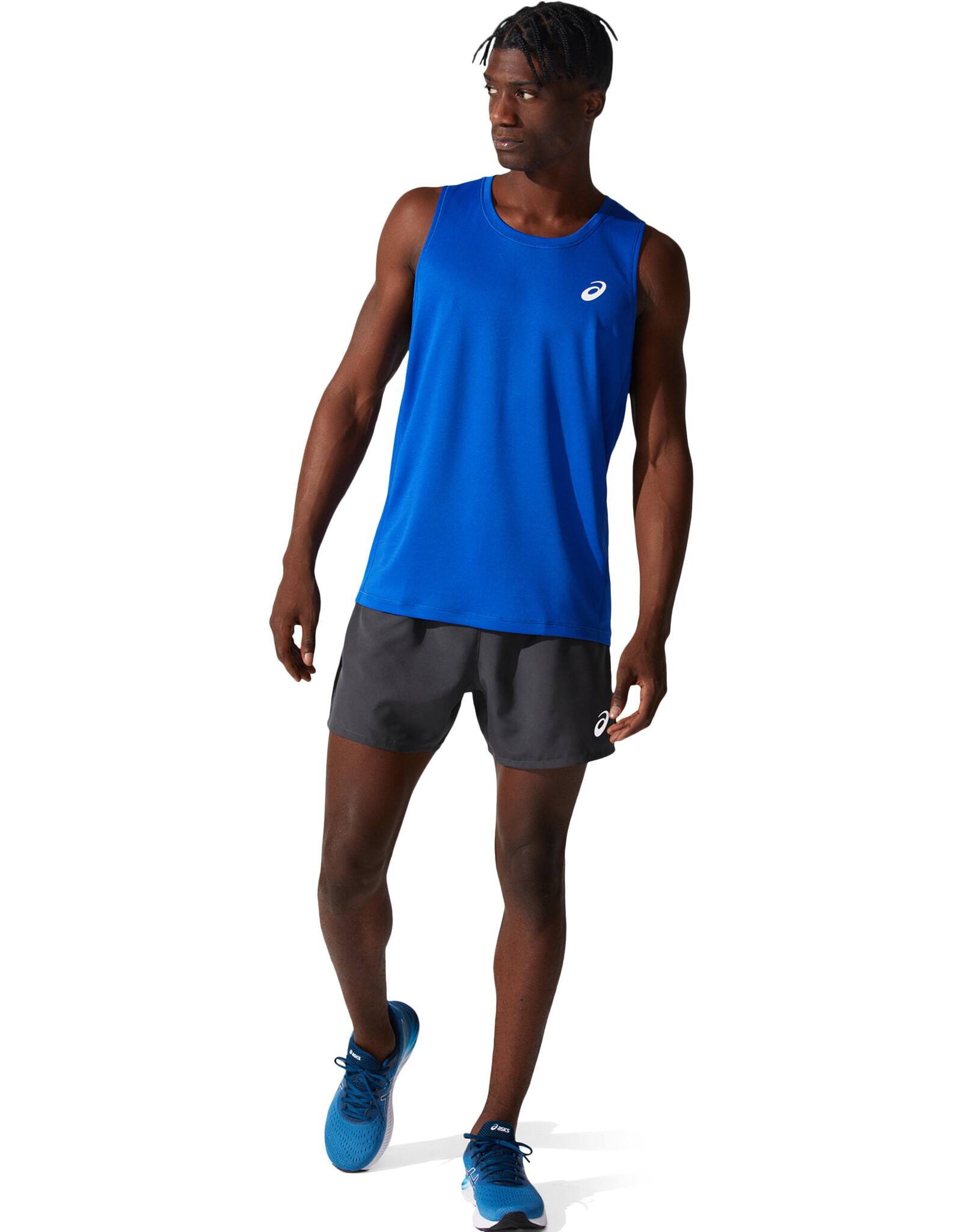 Asics CORE SINGLET-Heren-ASICS BLUE