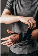 Avento Wrist Wraps • Paar •-Zwart/Blauw (BLK)