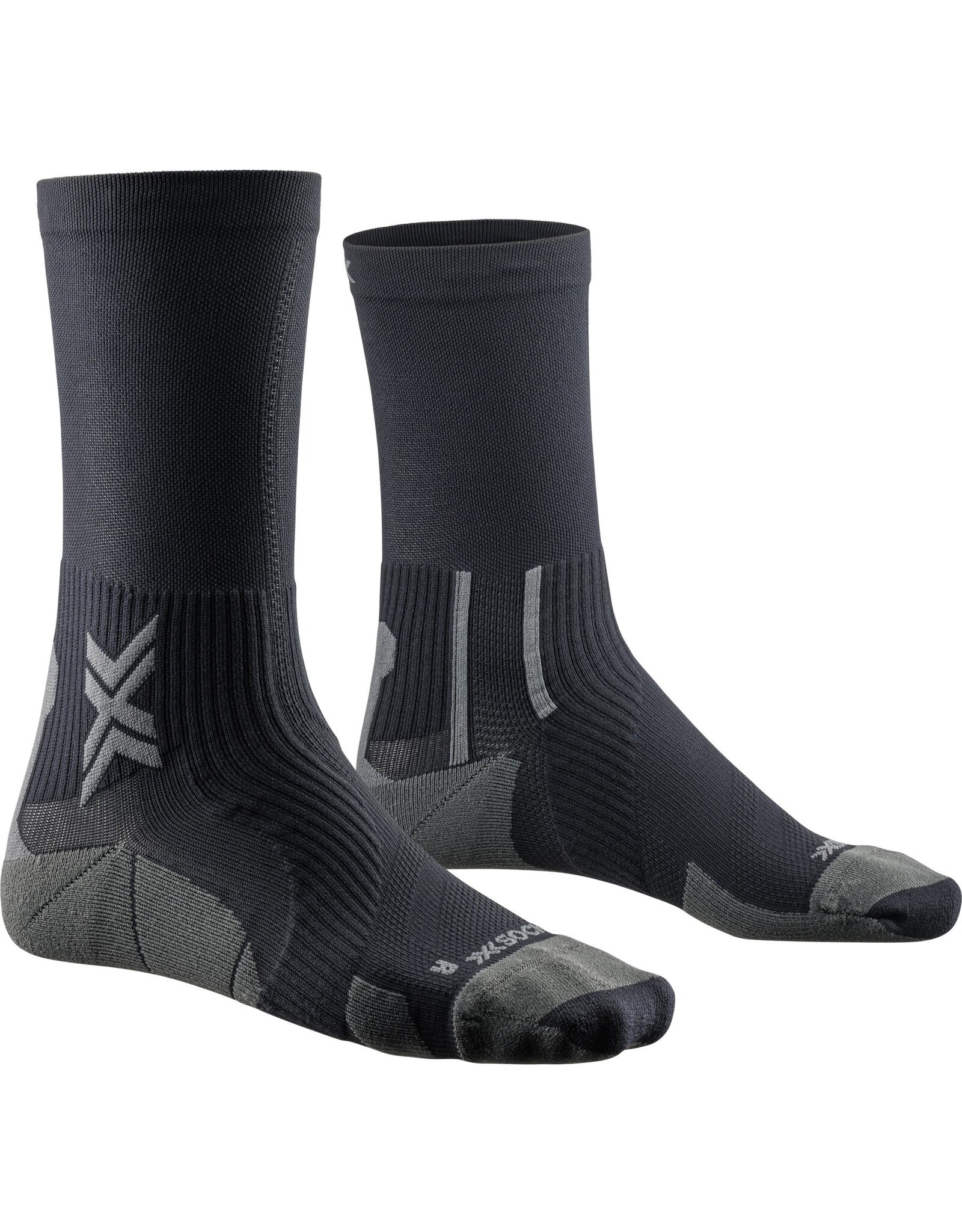 X-socks Run Perform Crew-black/charcoal