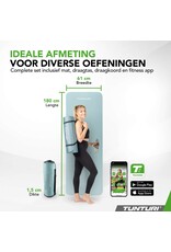 Tunturi Tunturi Fitnessmat NBR, Light Blue