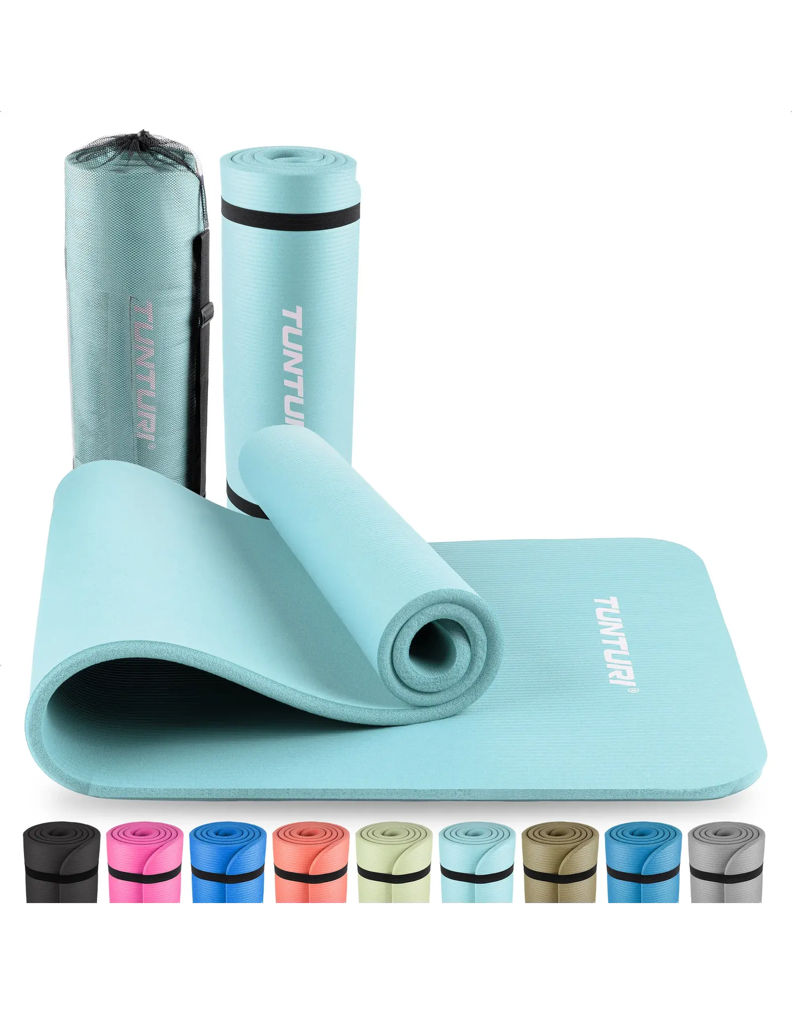 Tunturi Tunturi Fitnessmat NBR, Light Blue