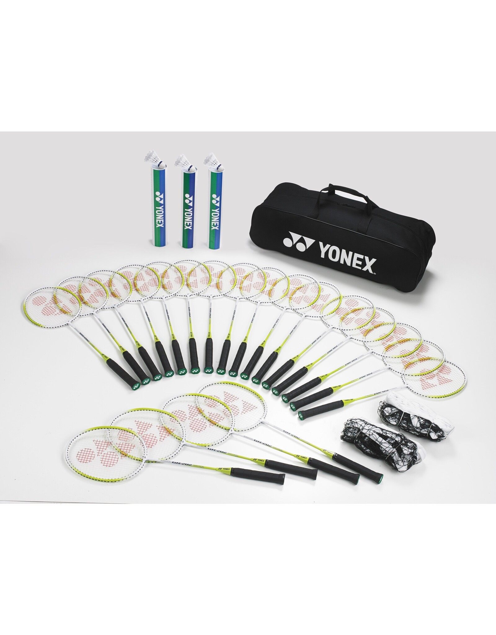 Yonex YONEX SET GR202 (20 RACK+ 2 NET + 3 DZ SHUT+ BAG)