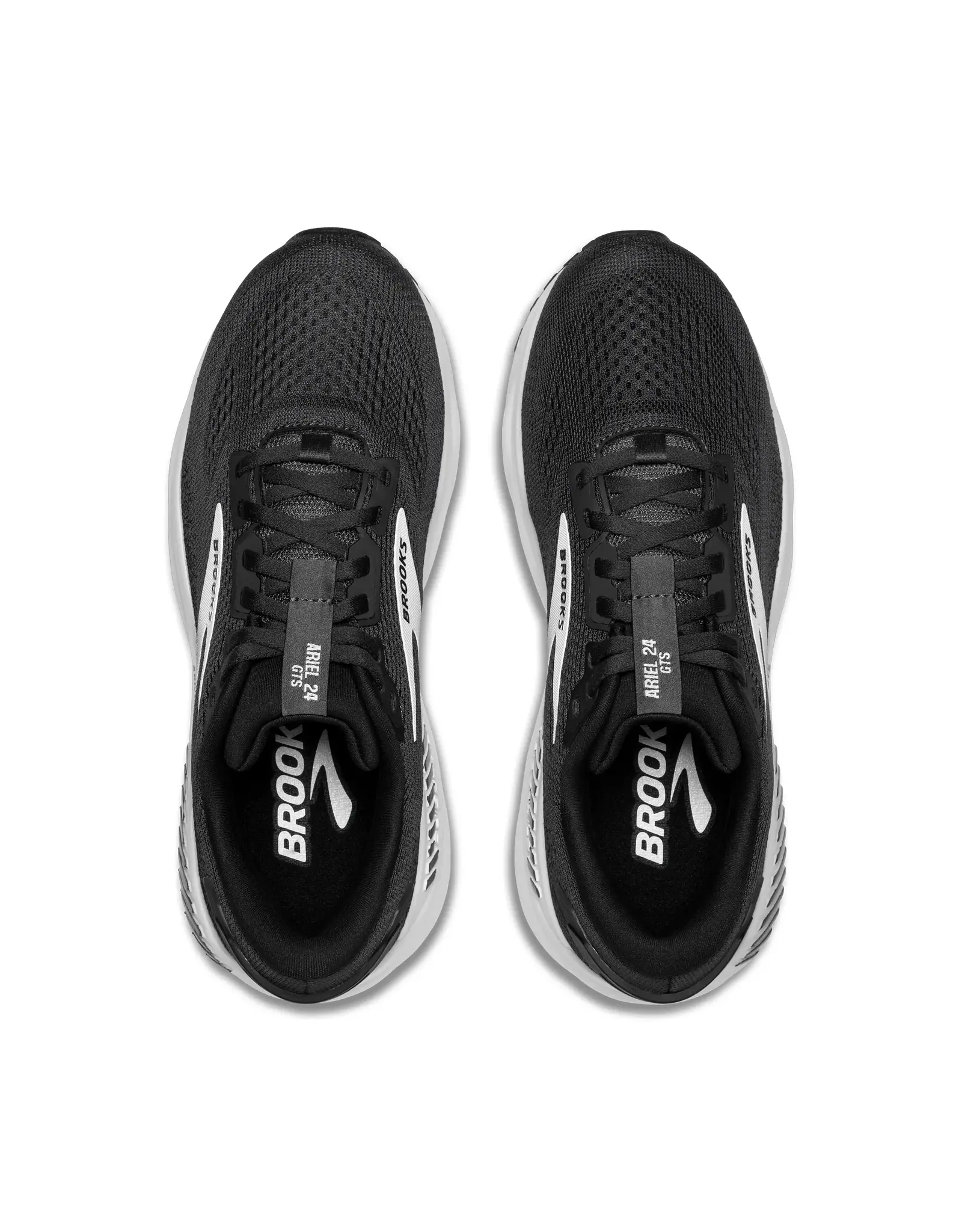 Brooks Ariel GTS 24-Dames-Ebony/Black/White