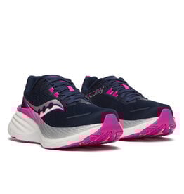 Saucony HURRICANE 24 -Dames-NAVY/FUCHSIA