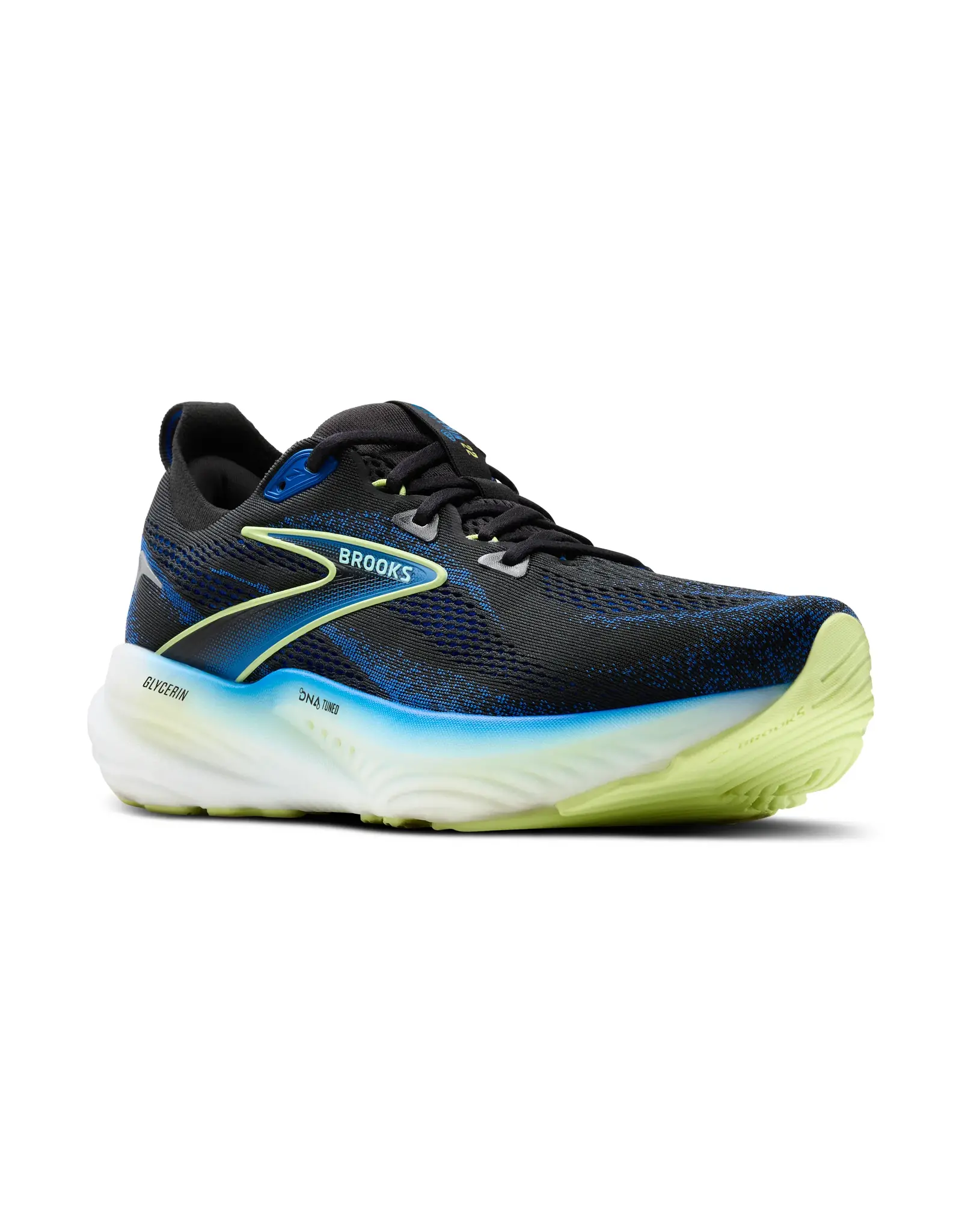 Brooks Glycerin 22-Heren-Black/Cobalt/Neo Yellow
