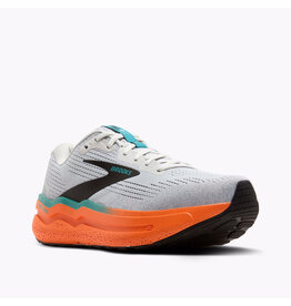 Brooks Ghost Max 2-Heren-Oyster Mushroom/Orange/Teal