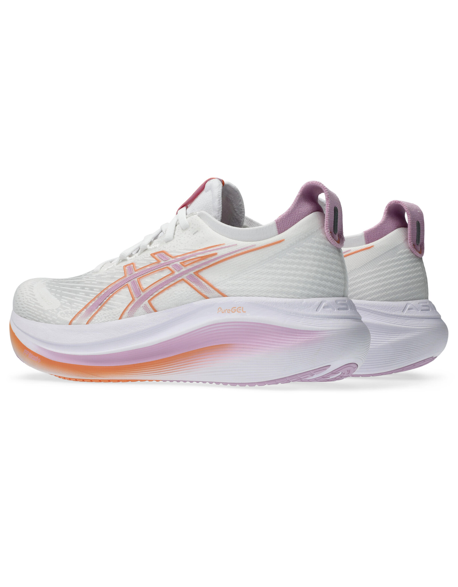 Asics GEL-NIMBUS 27-Dames-WHITE/LIGHT UBE