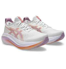 Asics GEL-NIMBUS 27-Dames-WHITE/LIGHT UBE