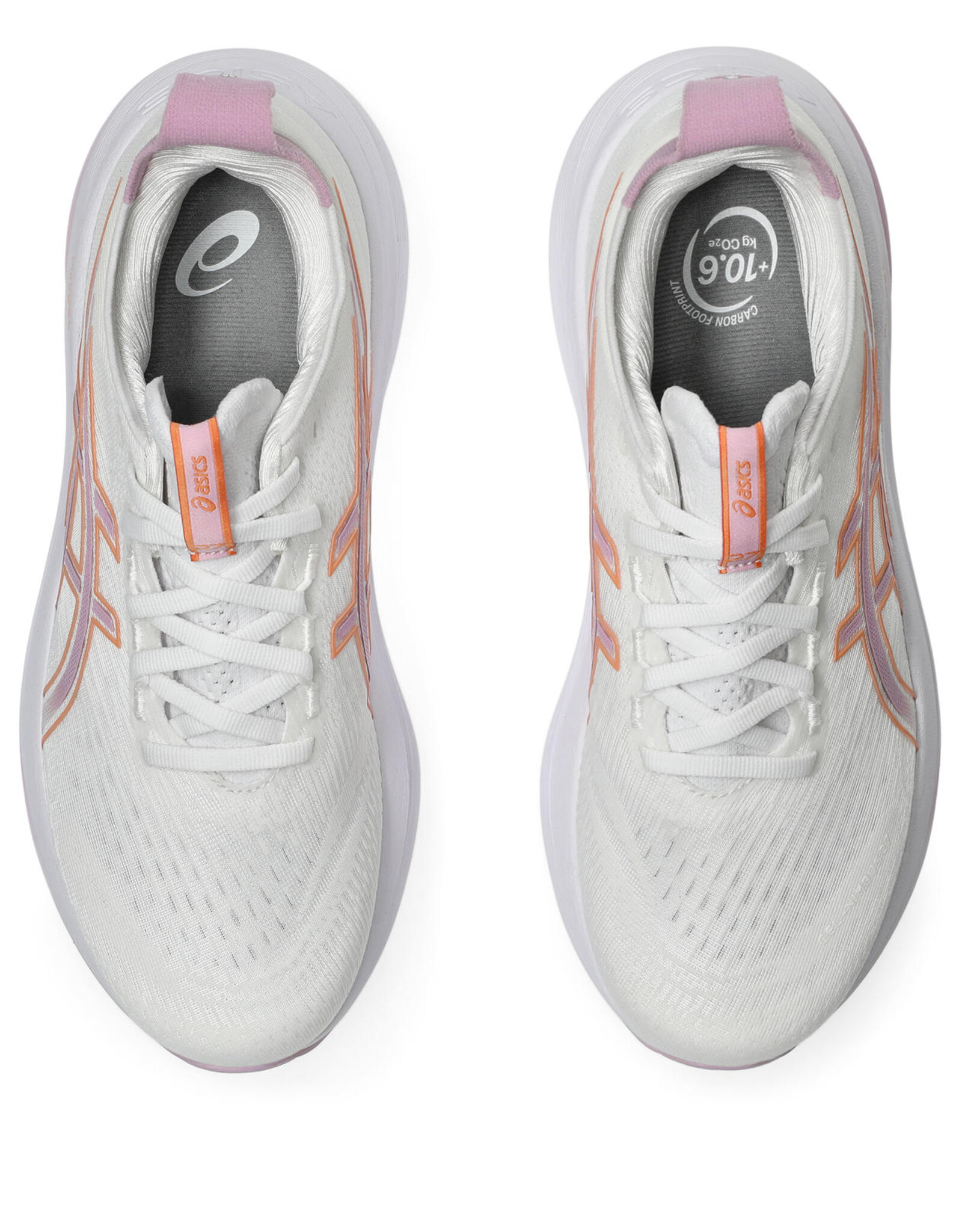 Asics GEL-NIMBUS 27-Dames-WHITE/LIGHT UBE