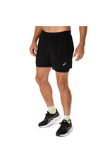 Asics ASICS CORE 2-N-1 5IN SHORT-Heren-PERFORMANCE BLACK/PERFORMANCE BLACK