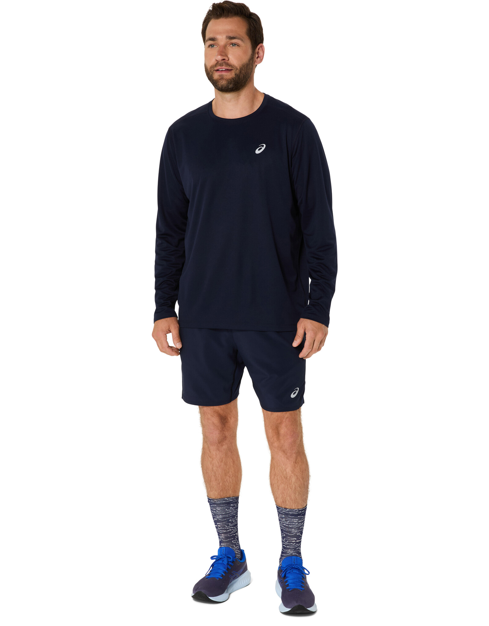 Asics ASICS CORE LS TOP-Heren-MIDNIGHT