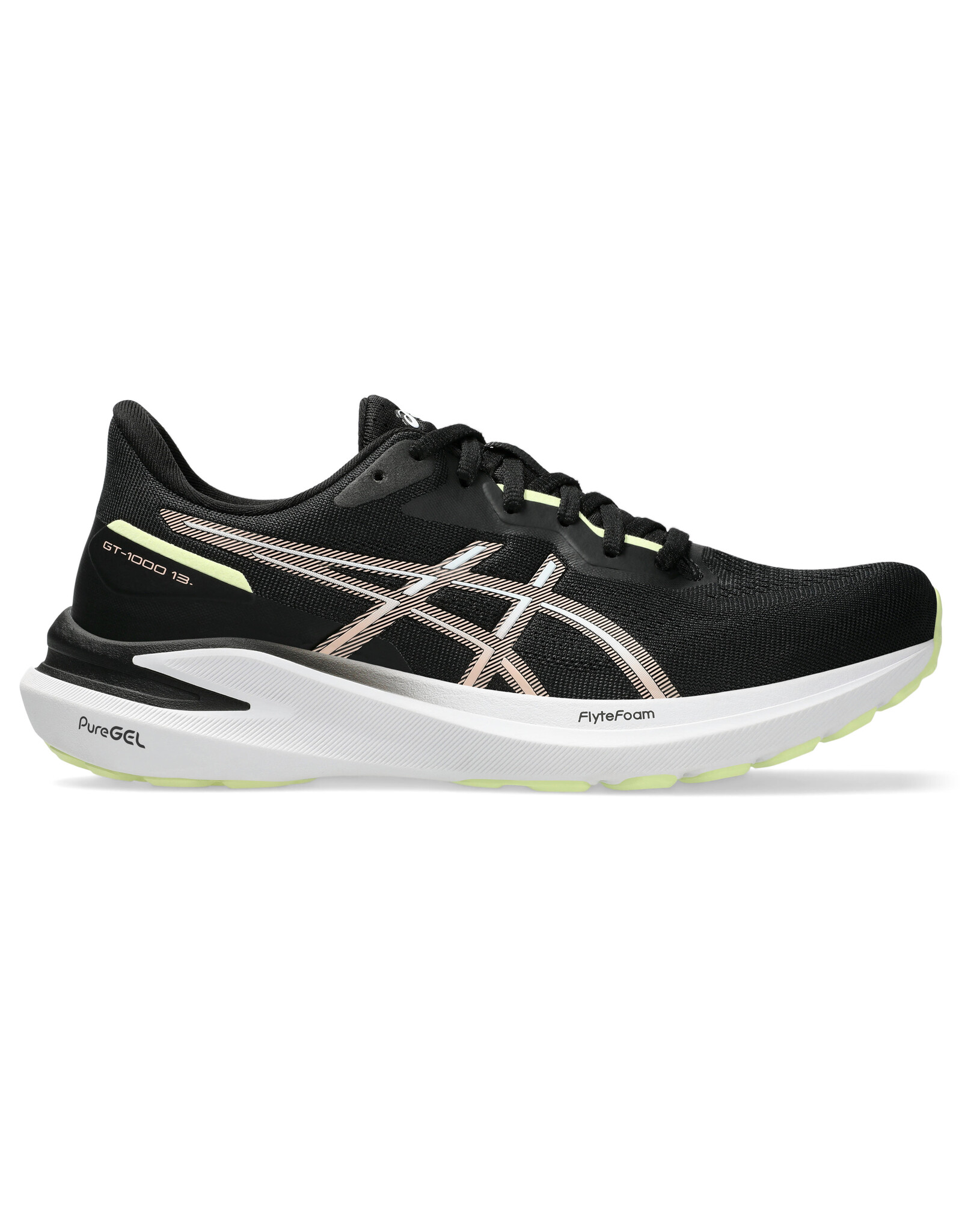Asics GT-1000 13-Dames-BLACK/BREEZE