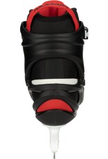 Nijdam IJshockeyschaats Semi-Softboot - Twilight Face-off Zwart/Wit (BLK)
