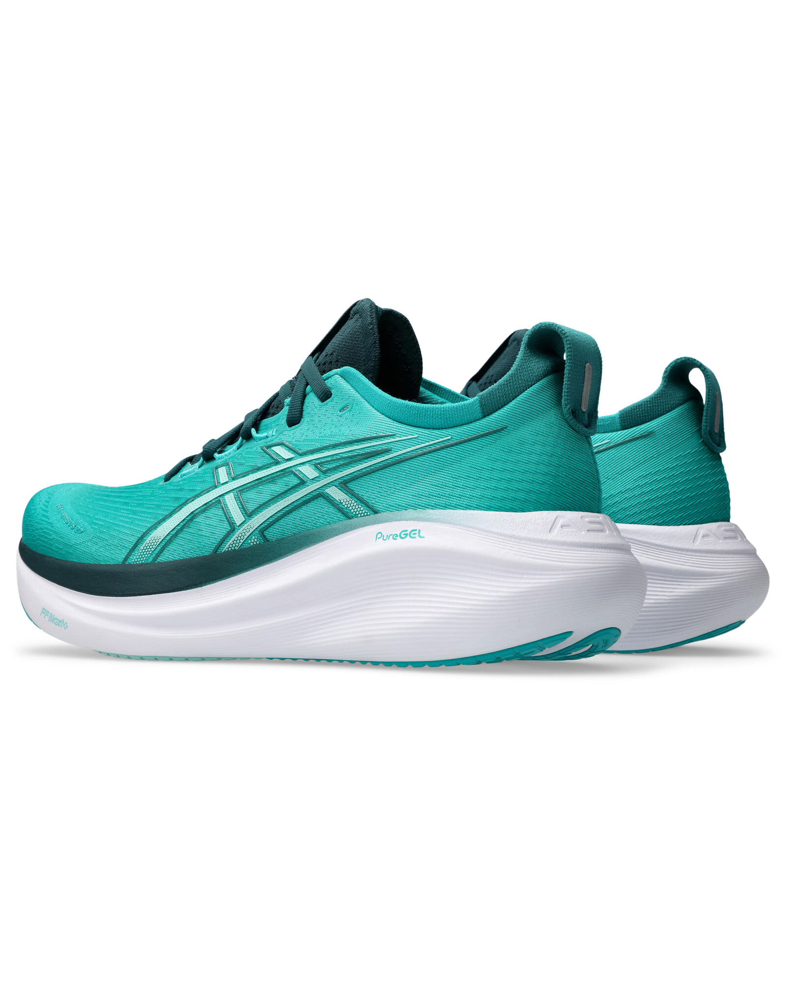 Asics GEL-NIMBUS 27-Heren-WAVE TEAL/SAXON GREEN