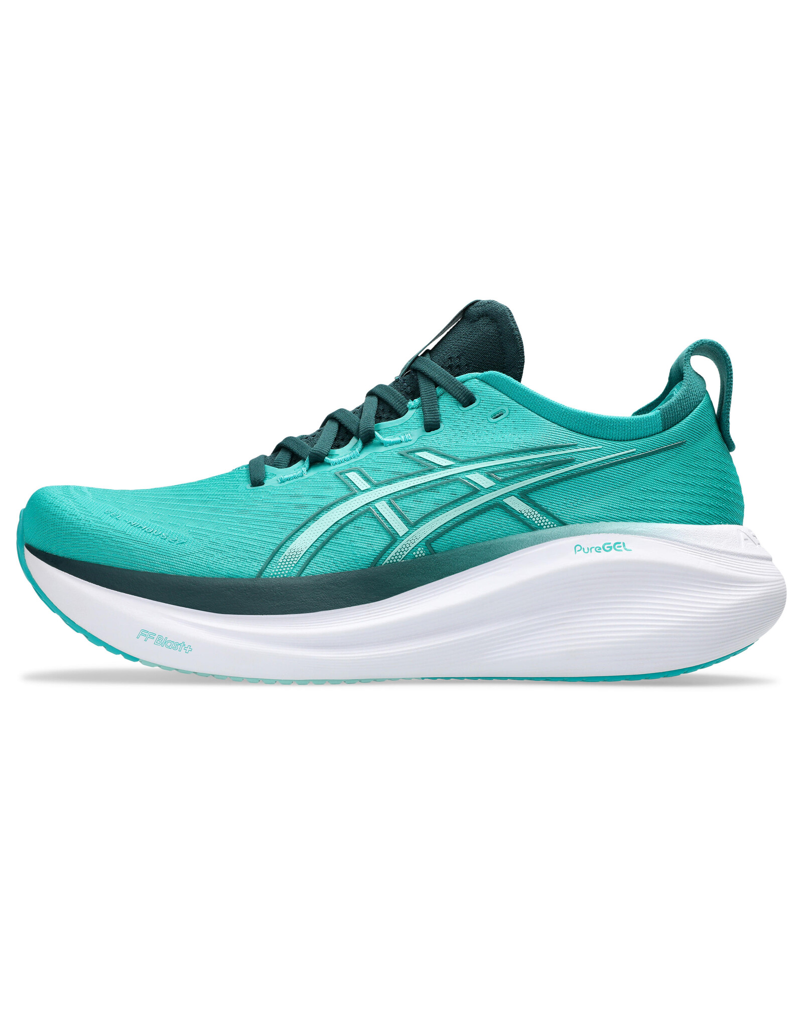 Asics GEL-NIMBUS 27-Heren-WAVE TEAL/SAXON GREEN