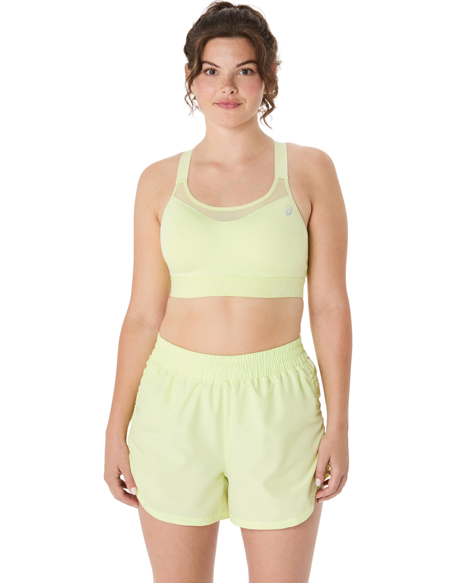 Asics ROAD COMBINATION BRA-Dames-HUDDLE YELLOW