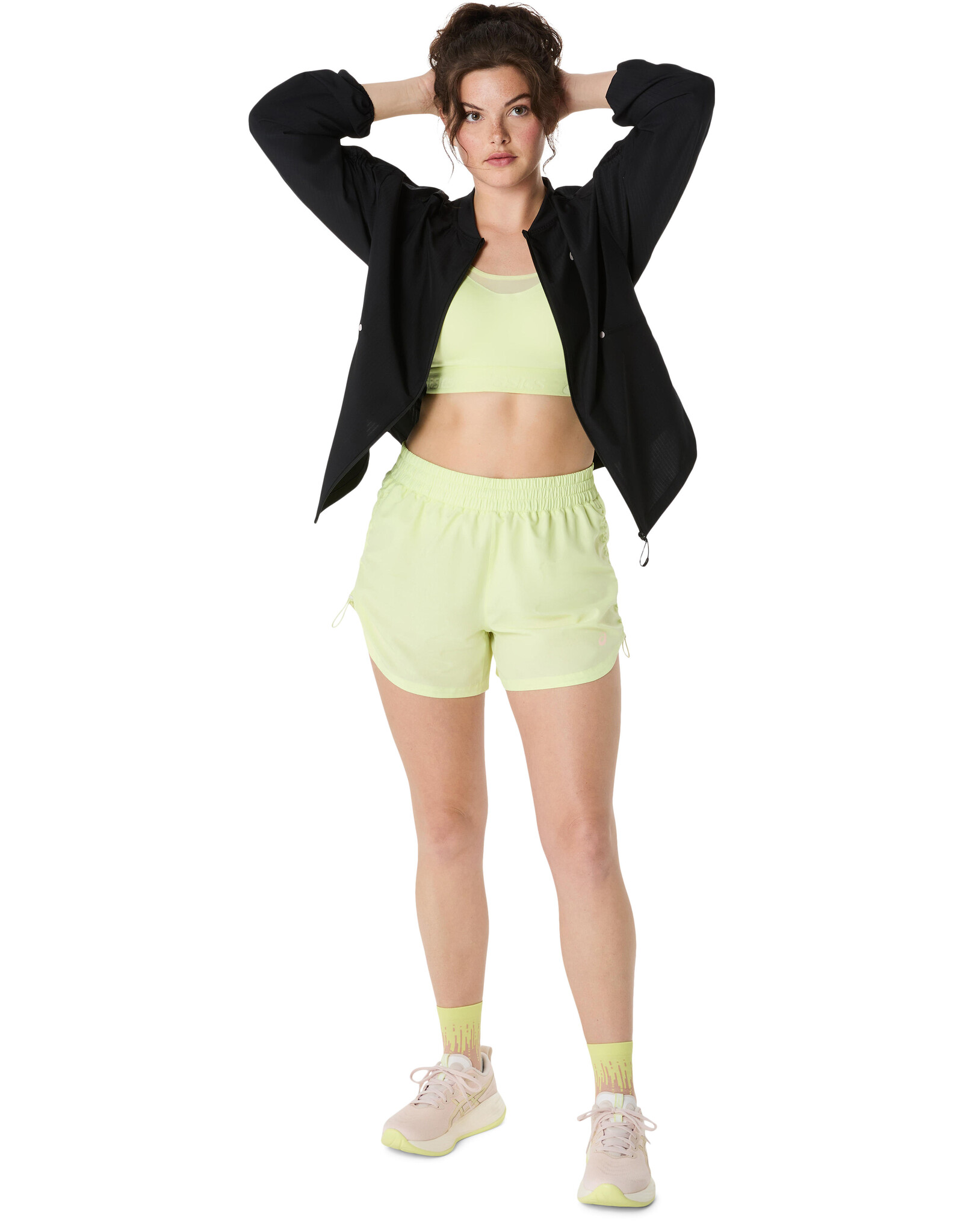 Asics ROAD COMBINATION BRA-Dames-HUDDLE YELLOW