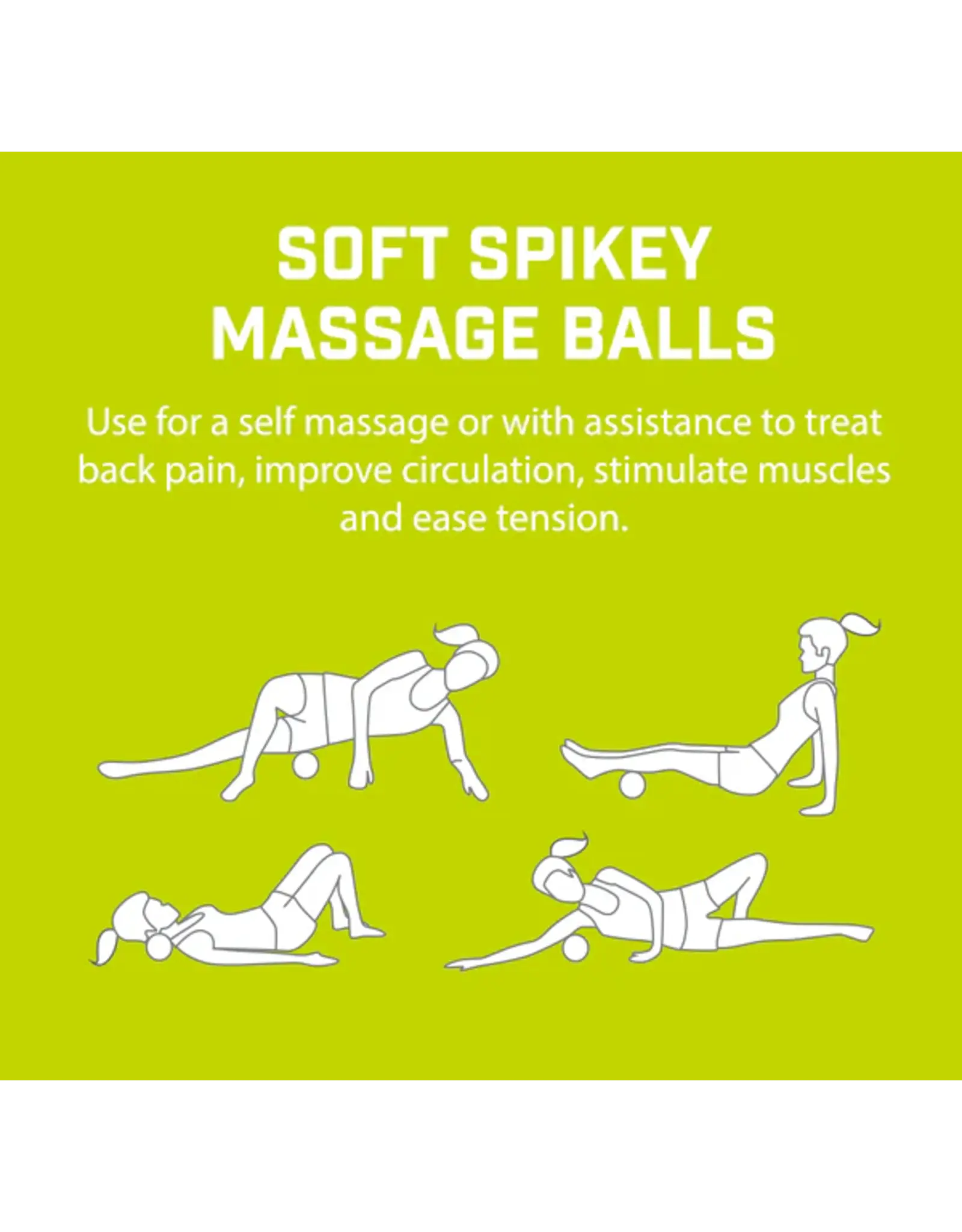 UFE Ufe-Fitness | Massage Ball | 9 cm | Groen