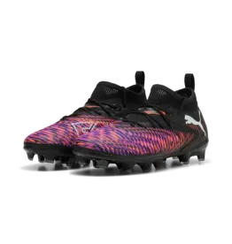 Puma FUTURE 8 MATCH FG/AG Jr-Unisex-PUMA Black-PUMA White-Glowing Red