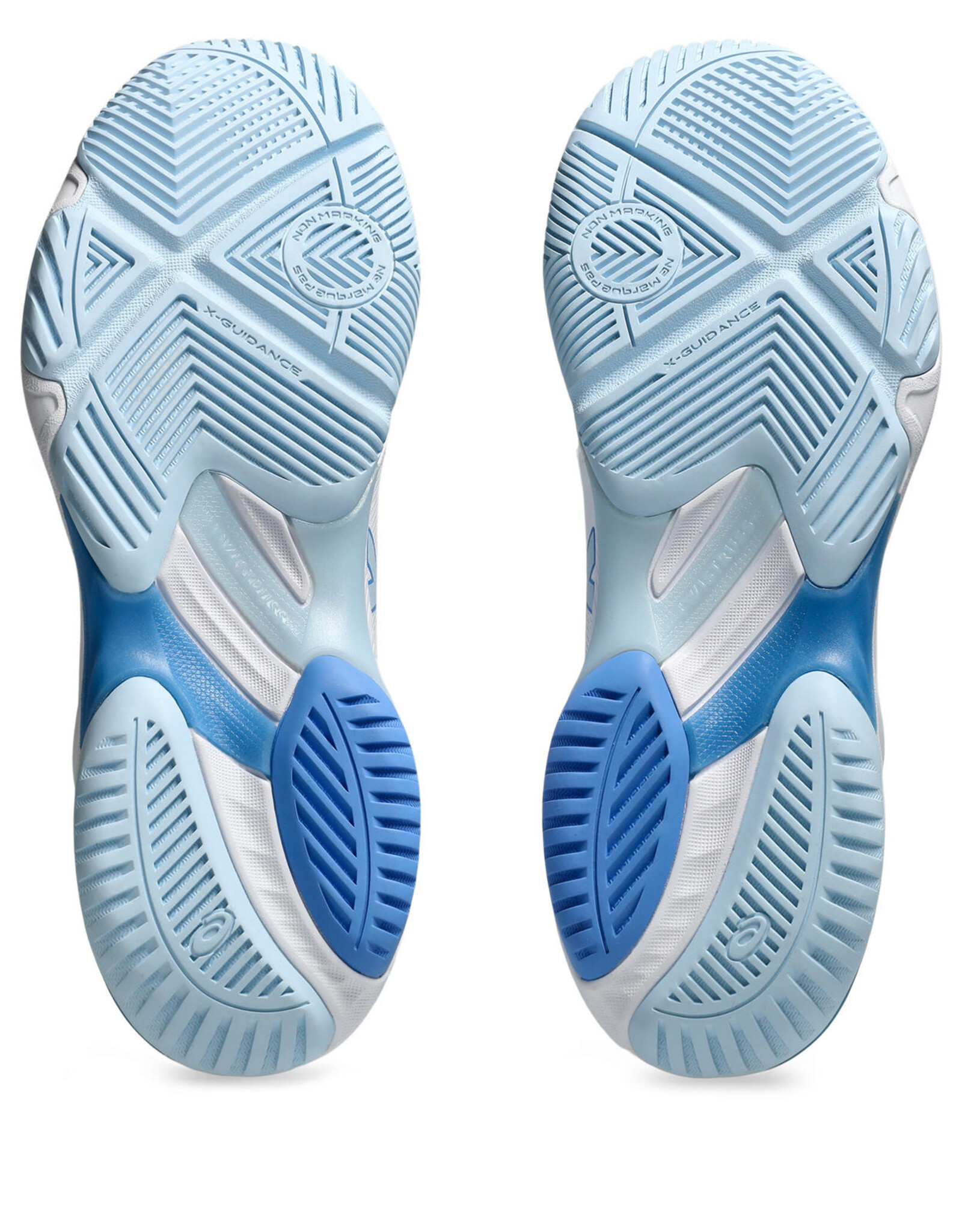 Asics NETBURNER BALLISTIC FF 3-Dames-WHITE/BLUE COAST