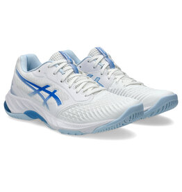 Asics NETBURNER BALLISTIC FF 3-Dames-WHITE/BLUE COAST