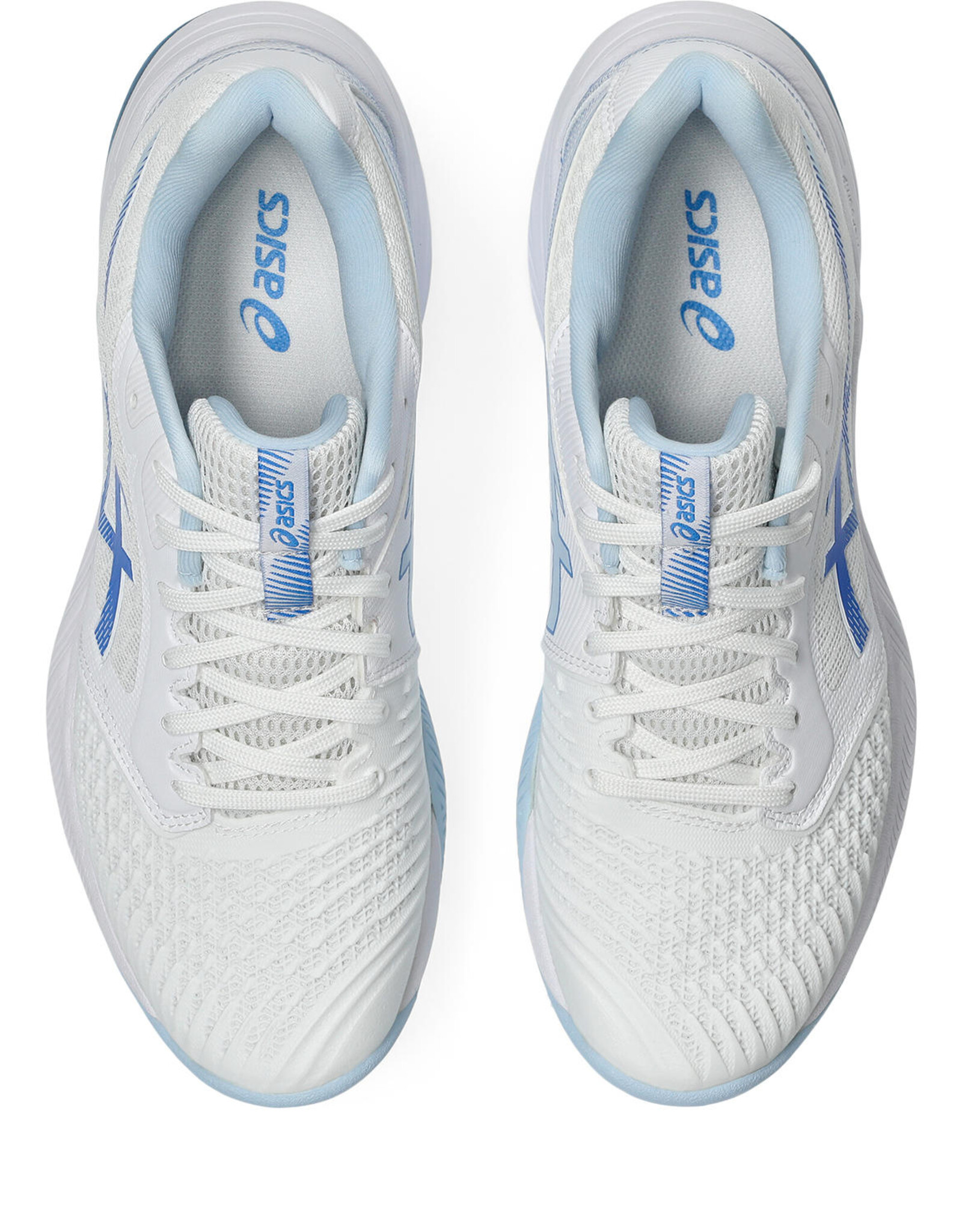 Asics NETBURNER BALLISTIC FF 3-Dames-WHITE/BLUE COAST