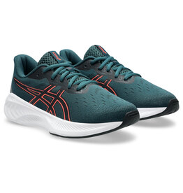 Asics GEL-CUMULUS 26 GS-Kinderen-SAXON GREEN/CORAL REEF