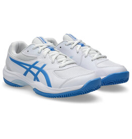 Asics GEL-GAME GS CLAY/OC-Kinderen-WHITE/BLUE COAST