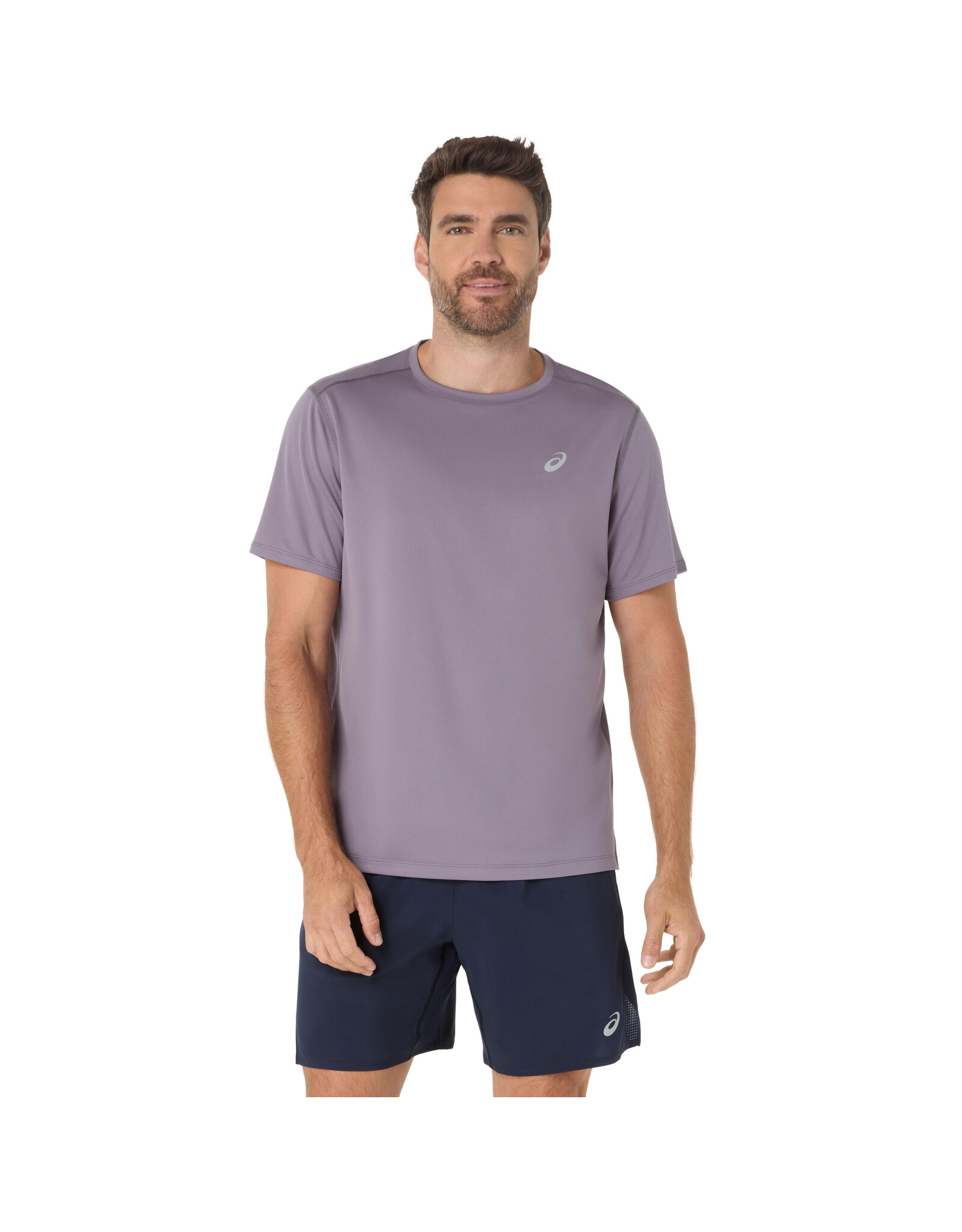 Asics ASICS CORE SS TOP-Heren-LAVENDER GREY
