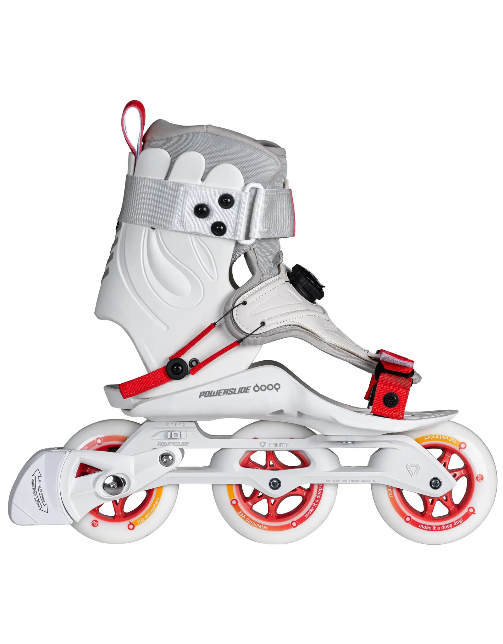 Powerslide DOOP Urban 100-WHITE/GREY/RED
