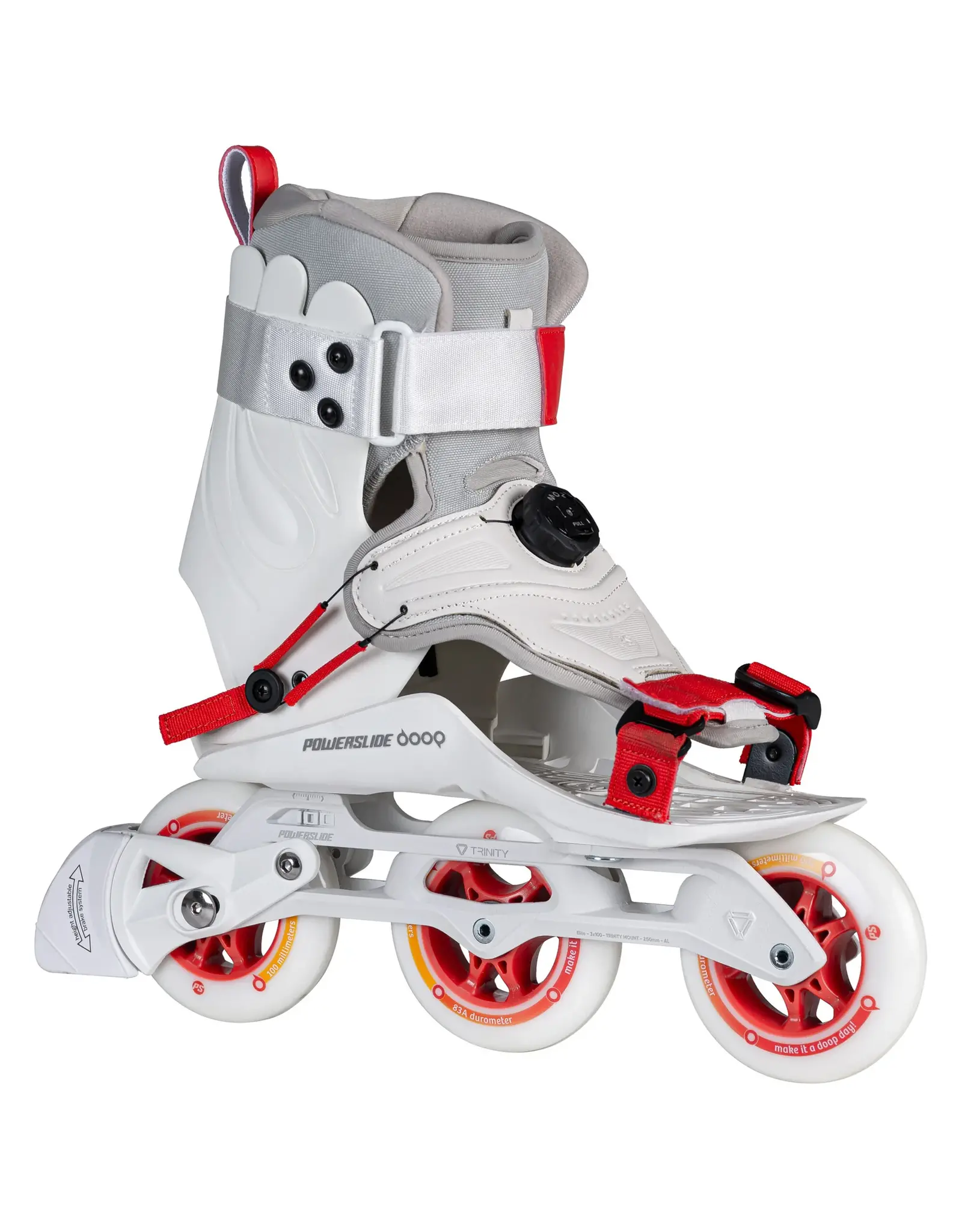 Powerslide DOOP Urban 100-WHITE/GREY/RED