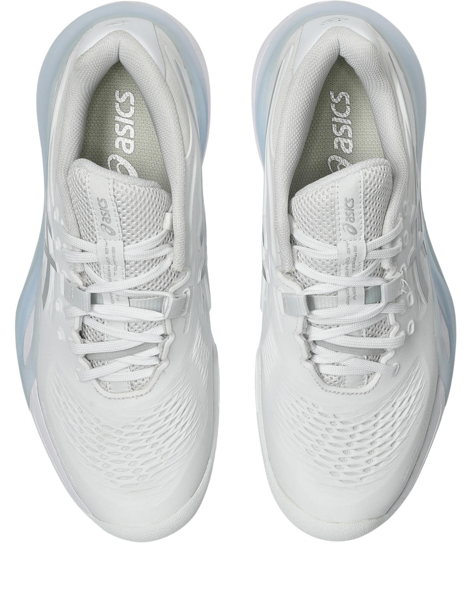 Asics GEL-RESOLUTION X CLAY-Dames-WHITE/PURE SILVER