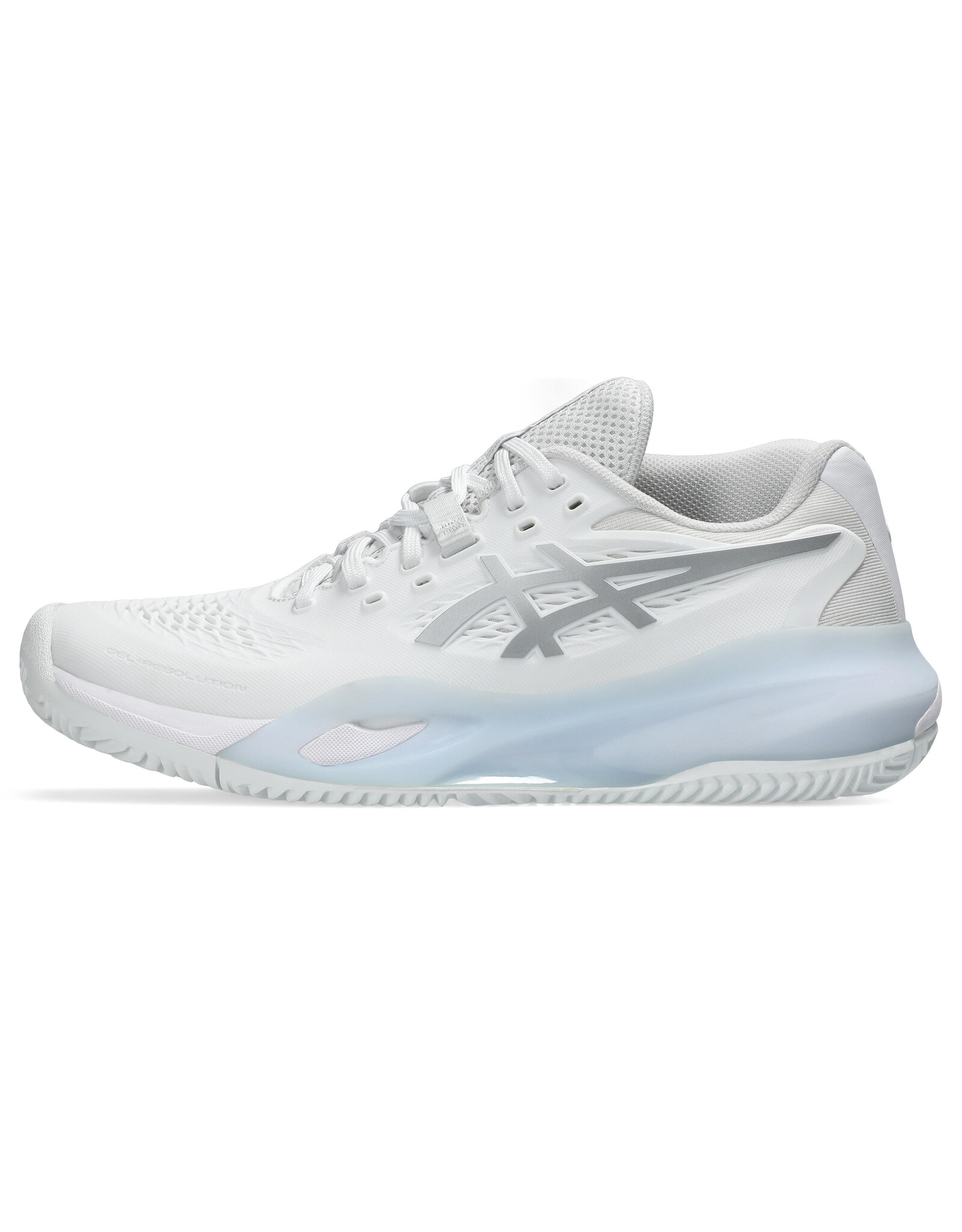 Asics GEL-RESOLUTION X CLAY-Dames-WHITE/PURE SILVER