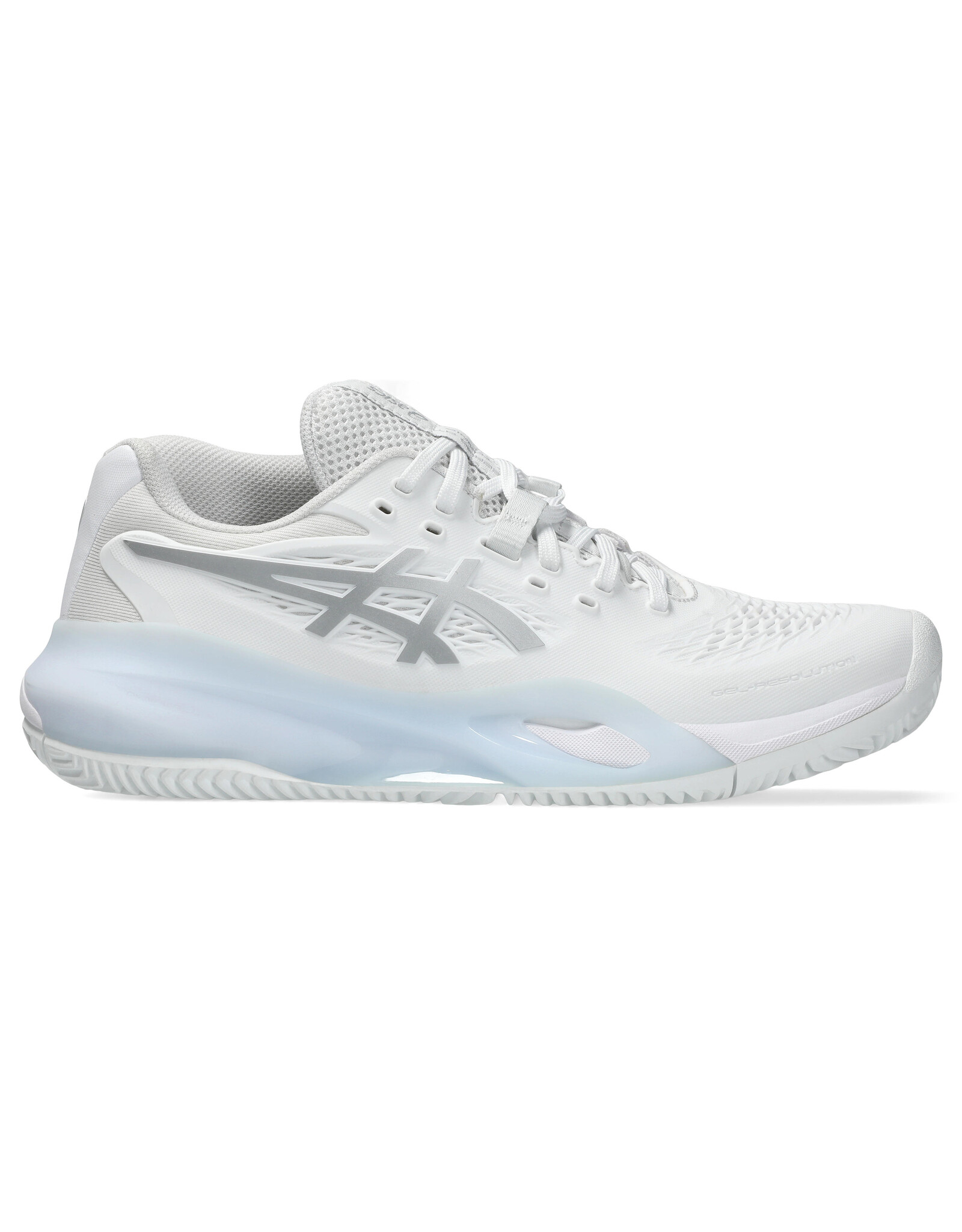 Asics GEL-RESOLUTION X CLAY-Dames-WHITE/PURE SILVER