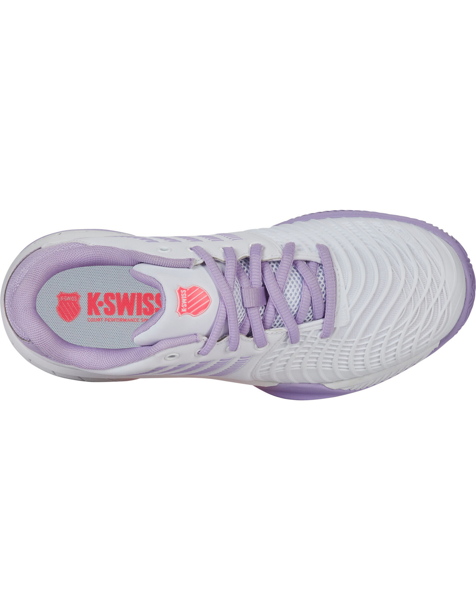 K-swiss KS TFW EXPRESS LIGHT 3 CLAY-Dames-WHT/ORCHIDPETAL/NBLAZE