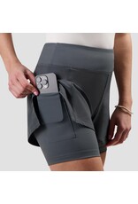 Rogelli Ds Running 2-in-1 Short Essential Grijs