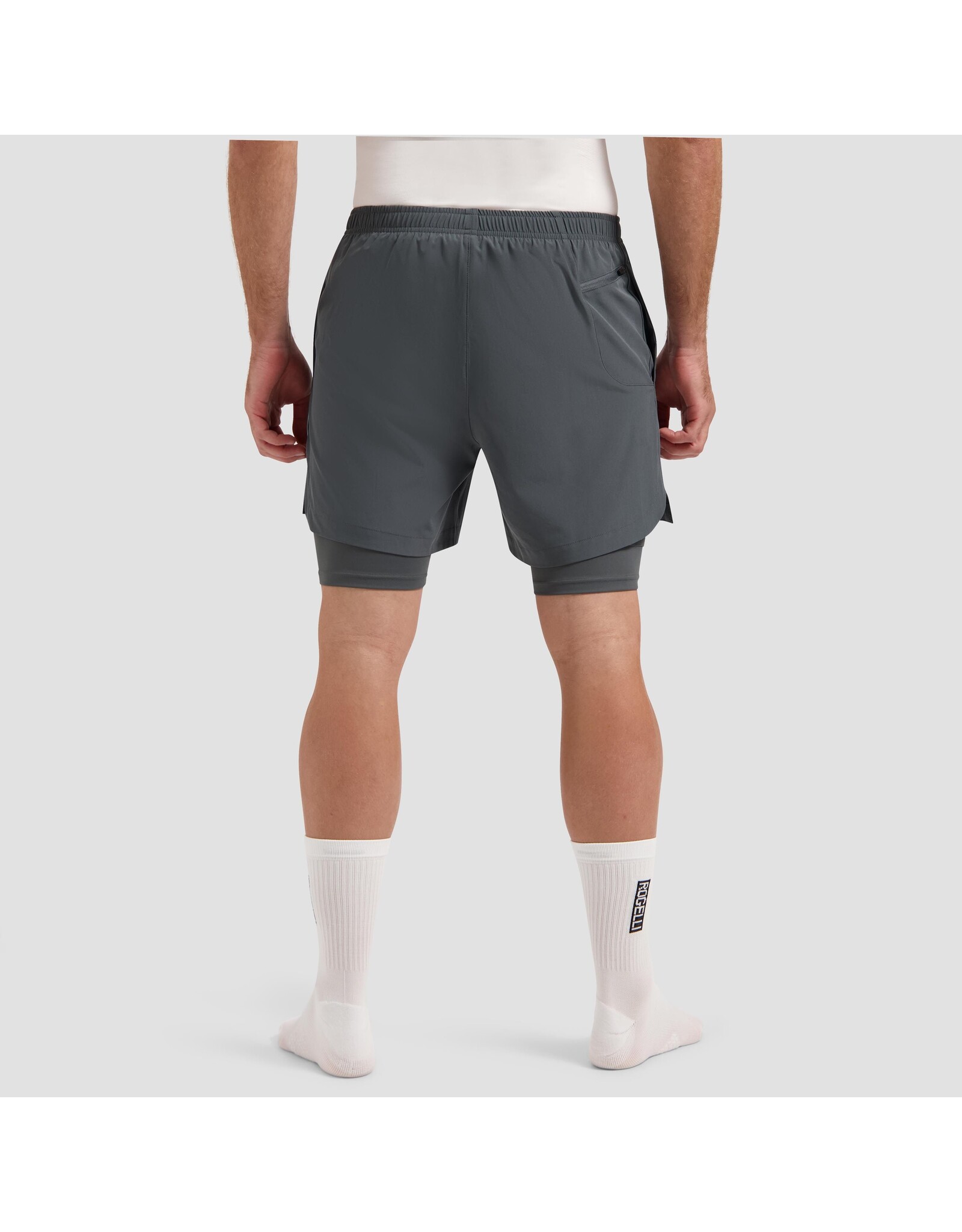 Rogelli Running 2-in-1 Short Essential Grijs