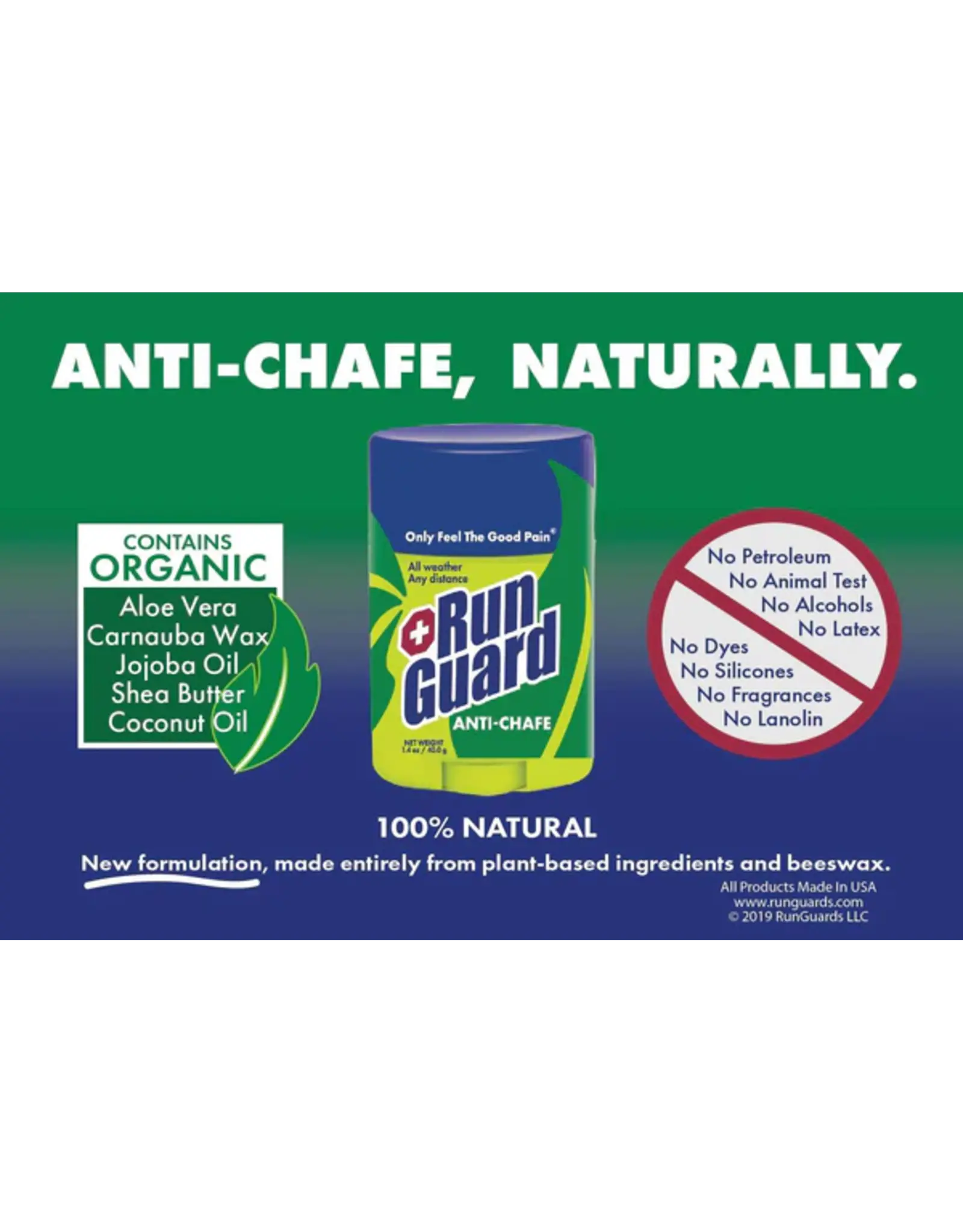 Run Guard Runguards | Natural | Travel | 0.6 oz / 17 gram