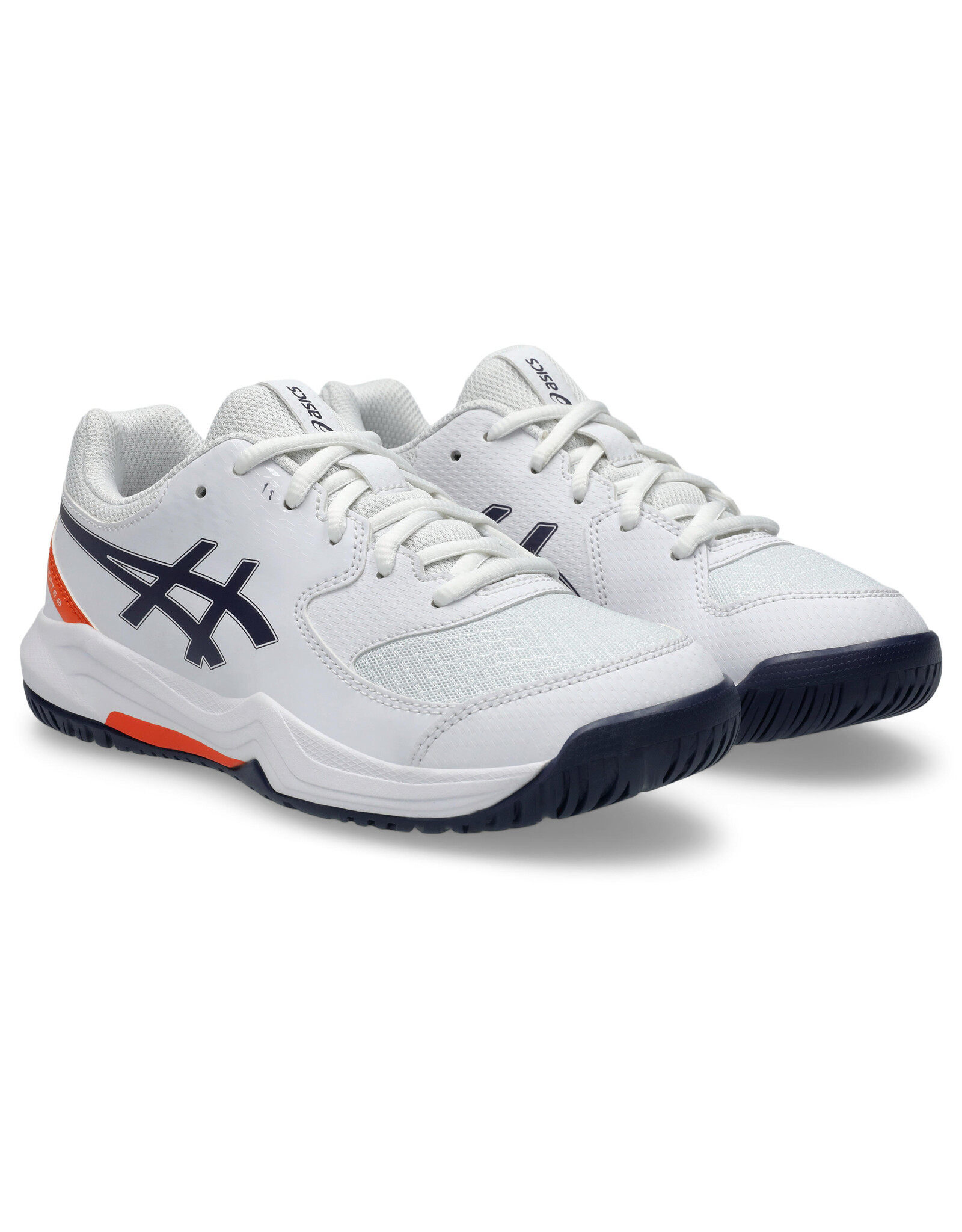 Asics GEL-DEDICATE 8 GS-Kinderen-WHITE/INDIGO FOG
