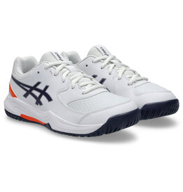 Asics GEL-DEDICATE 8 GS-Kinderen-WHITE/INDIGO FOG