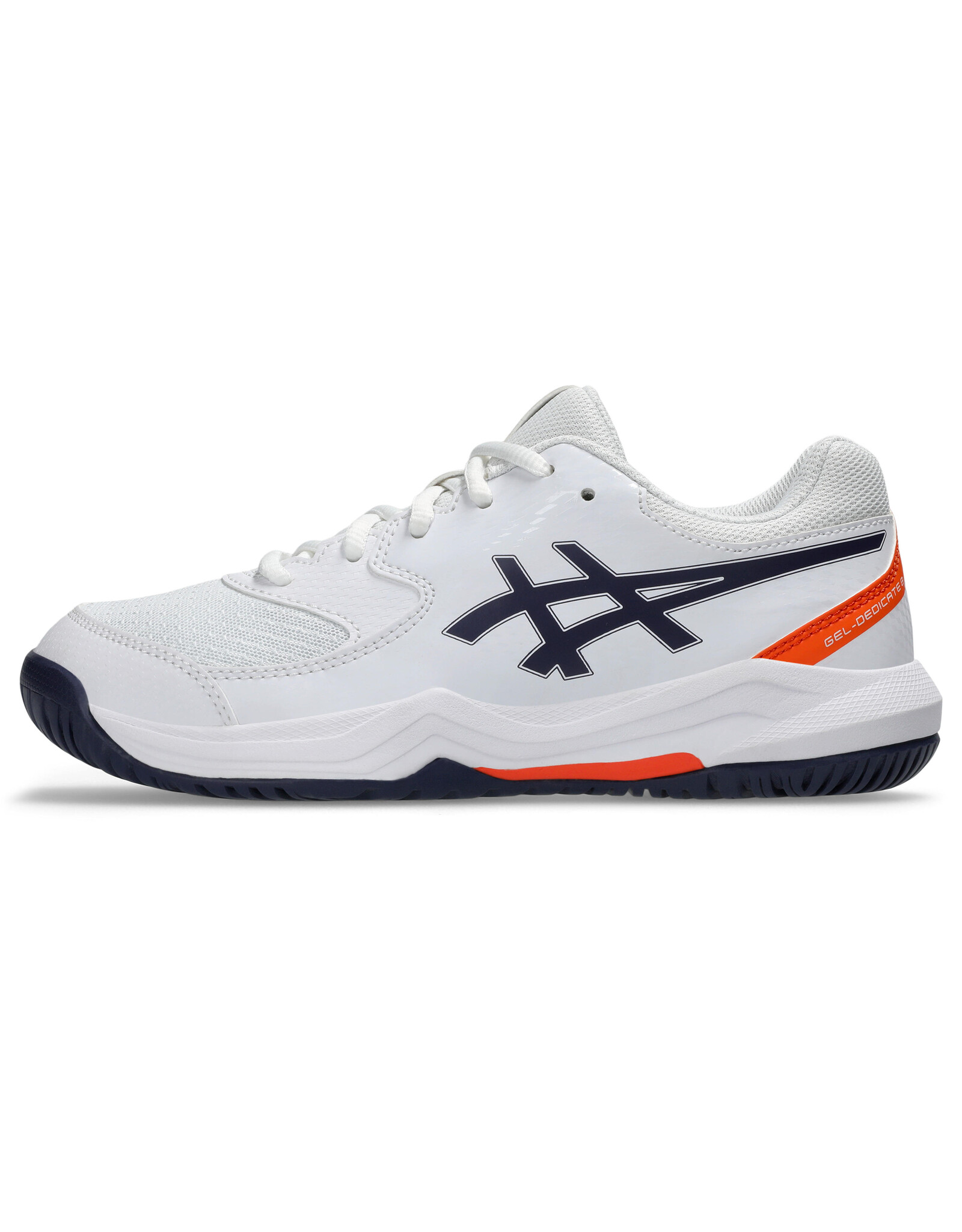 Asics GEL-DEDICATE 8 GS-Kinderen-WHITE/INDIGO FOG