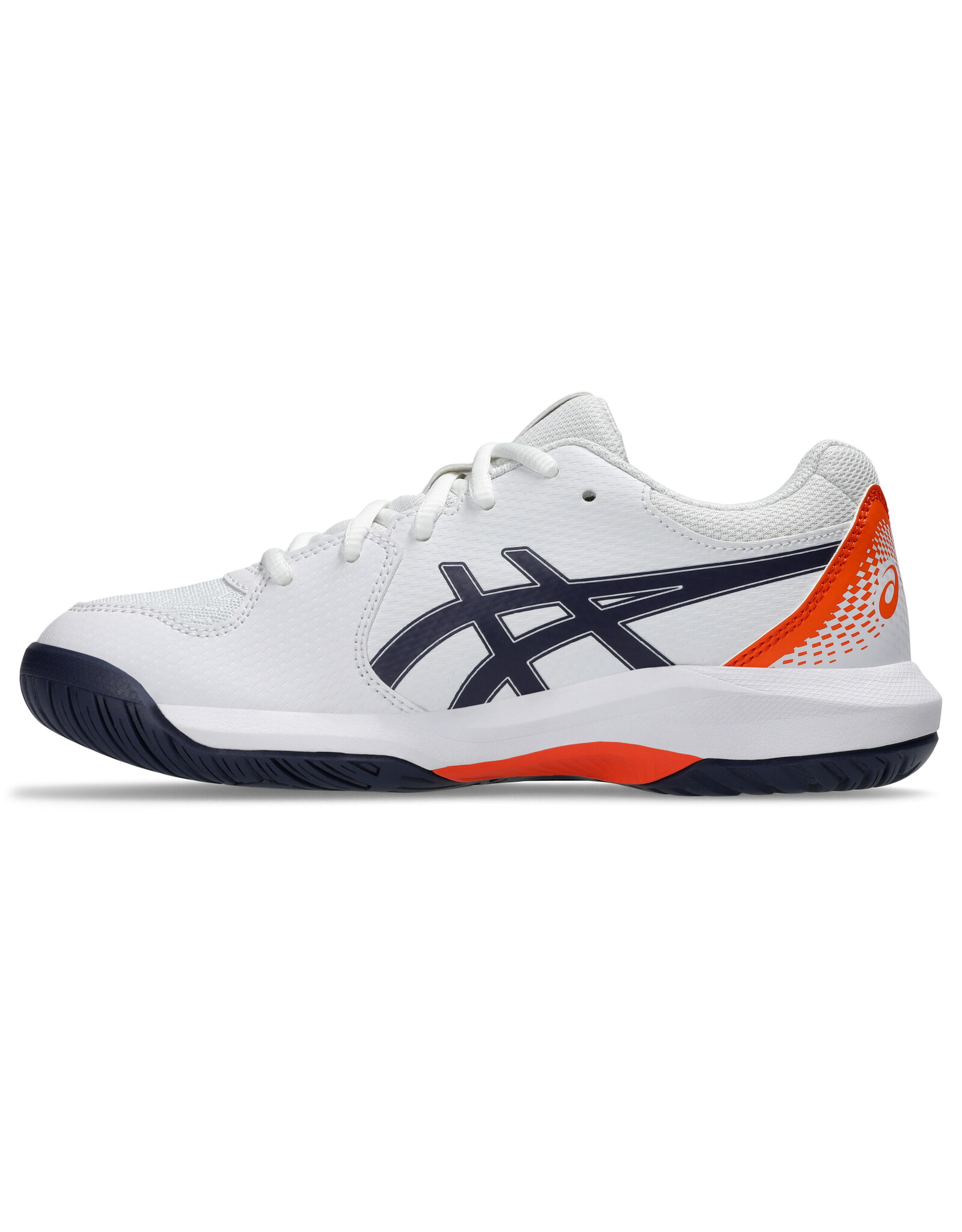 Asics GEL-DEDICATE 8 GS-Kinderen-WHITE/INDIGO FOG