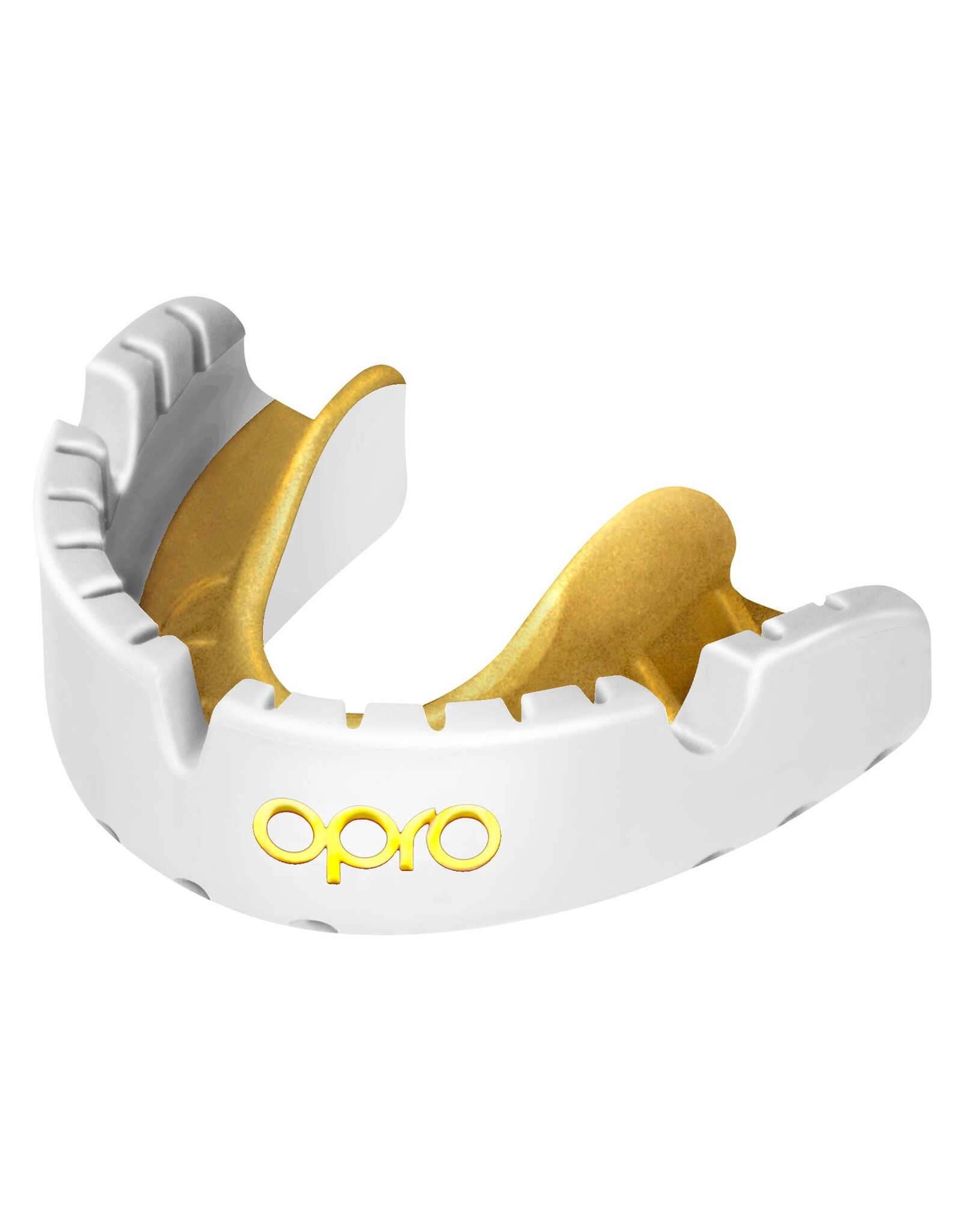 Gold Ultra Fit Mouthguard Braces-White-Gold