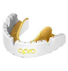 Gold Ultra Fit Mouthguard Braces-White-Gold