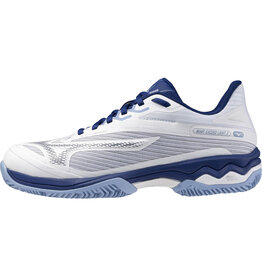 Mizuno SHOE WAVE EXCEED LIGHT CC WOS-Dames-White/BellwetherBlue/B.AirBlue