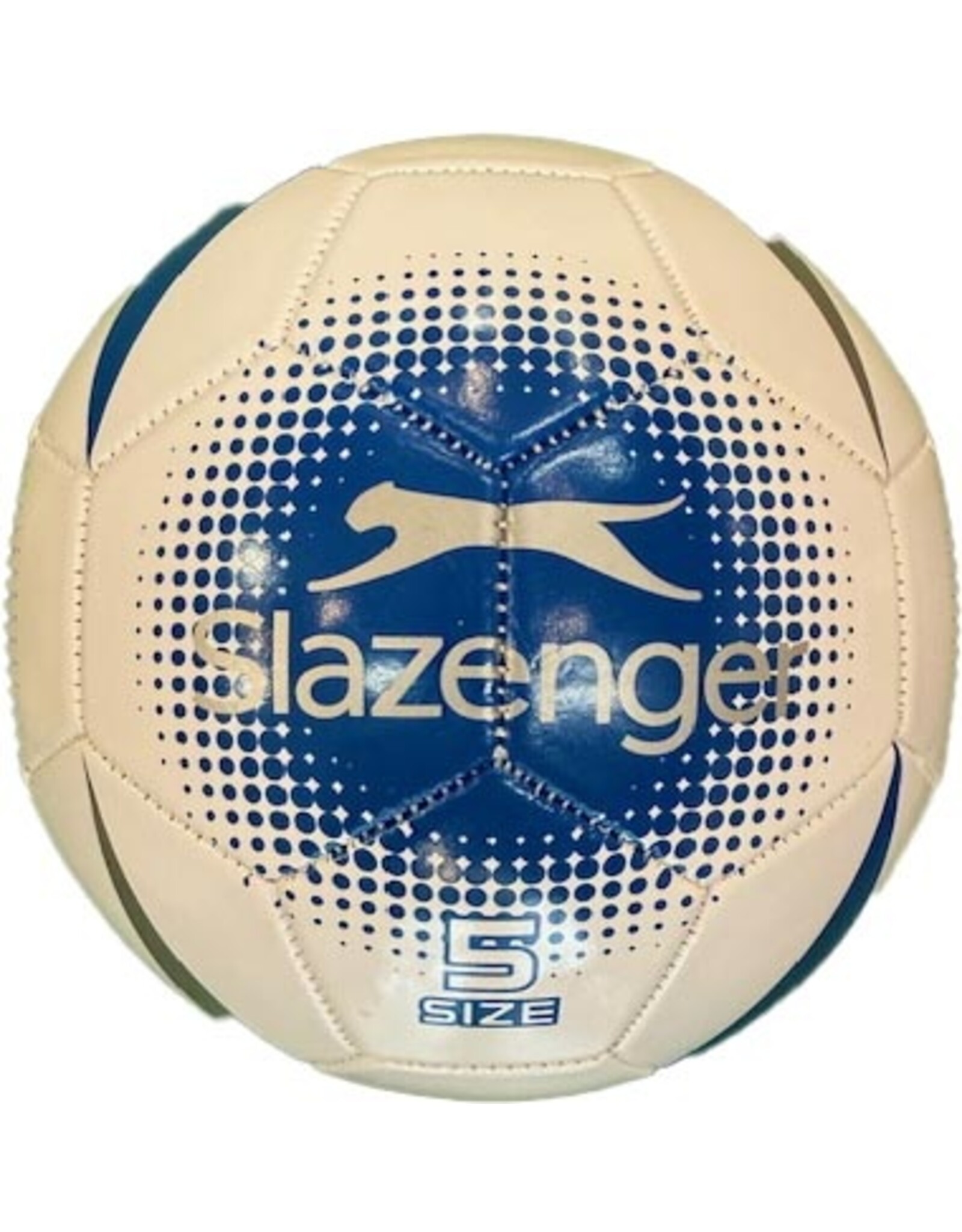 Slazenger Slazenger Football Size 5 White / Royal Blue / Silver / Black
