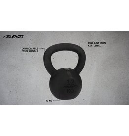 Avento Kettlebell Gietijzer • 12 Kg •