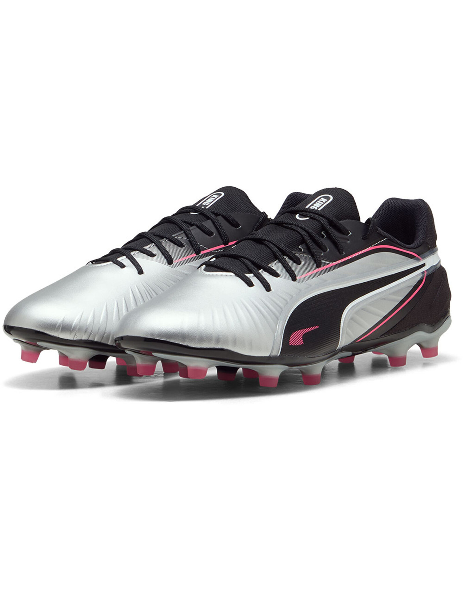 Puma KING MATCH FG/AG-Unisex-PUMA Silver-PUMA Black-Sun Struck-PUMA White