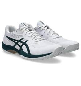 Asics GAME FF CLAY/OC-Heren-WHITE/SAXON GREEN