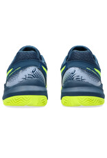 Asics GEL-RESOLUTION 9 GS CLAY-Kinderen-MAKO BLUE/SAFETY YELLOW